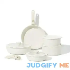 Carote 11pcs Pots and Pans Set Nonstick Cookware Sets Detachable Handle