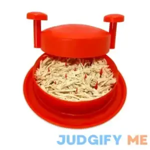 Chicken Shredder Machine Shredding Tool Meat Shredder with Handles Non-skid Base Mat Suitable for Pulled Pork Beef 8inch Red