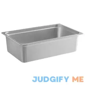 Choice Full Size 6" Deep Anti-Jam Stainless Steel Steam Table / Hotel Pan - 24 Gauge