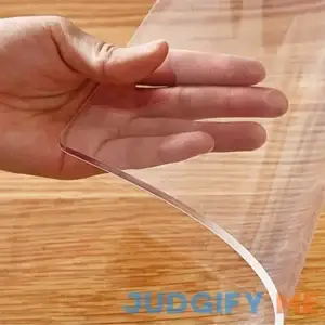 Clear PVC Vinyl Cover Protector Plastic Desk Mat Pad Table Table
