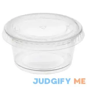 Clear Plastic Disposable Gelatin Shot Cups with Lids