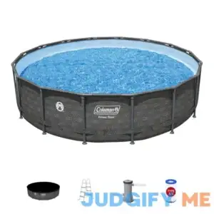 Coleman Power Steel 16 ft. x 42 in. Round Above Ground Pool Set