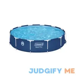 Coleman Steel Pro 12 ft. x 33 in. Round Metal Frame Above Ground Pool Set