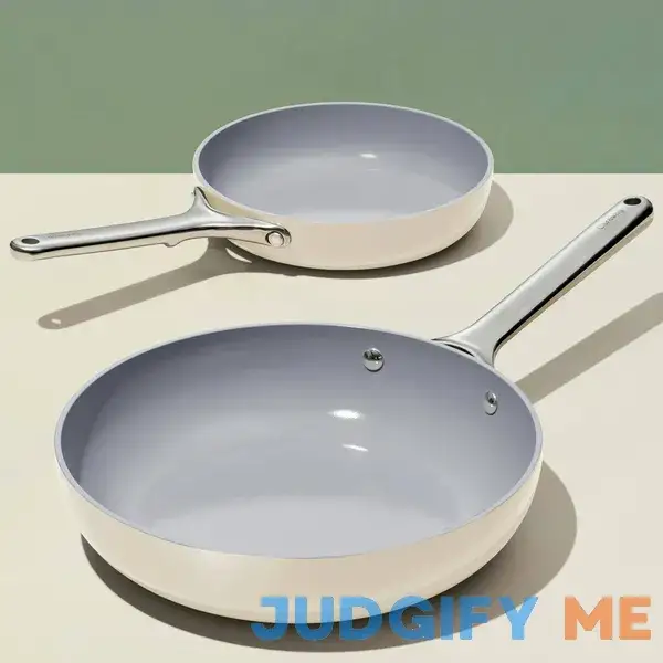 Cream Fry Pan Duo | Non-Stick Cream Fry Pan Duo | Non-Stick