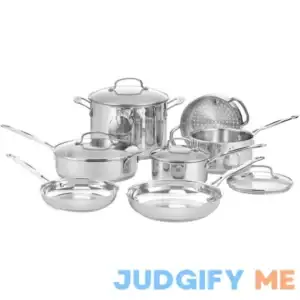 Cuisinart 11-Piece Chef's Classic Stainless Cookware Set