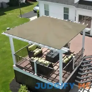 Custom Pergola Cover + D-Rings