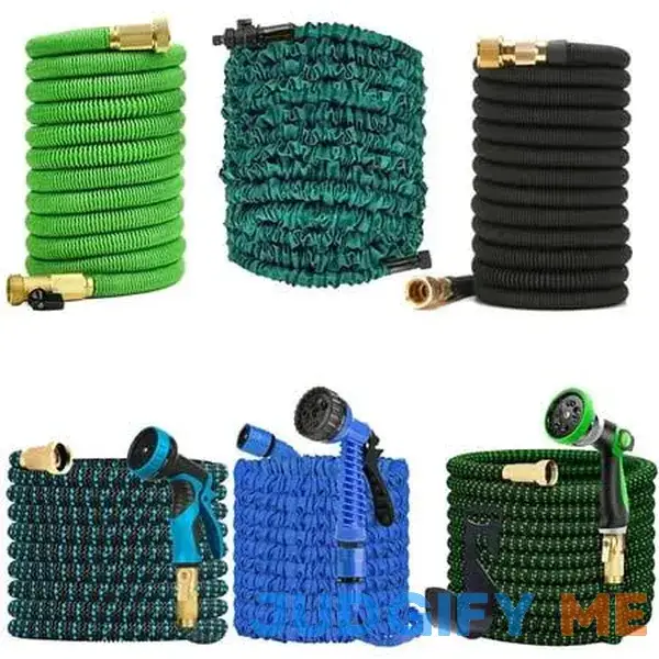 Cyclonesound Expanding Garden Hose Heavy Duty Flexible No-Kink Expandable Extra-Strength Water Hose with Multi-Setting Spray Nozzle and Hose Cyclonesound Expanding Garden Hose Heavy Duty Flexible No-Kink Expandable Extra-Strength Water Hose with Multi-Setting Spray Nozzle and Hose
