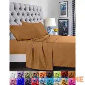 Elegant Comfort 1500 Thread Count Resistant 4-Piece Bed Sheet Set