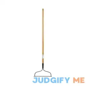 Expert Gardener 14-inch Wood & Steel Tine Bow Rake