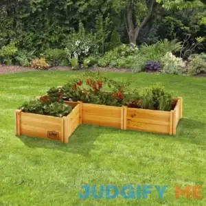 Expert Gardener Wood Garden Bed
