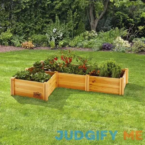 Expert Gardener Wood Garden Bed Expert Gardener Wood Garden Bed