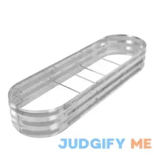 GADI Raised Garden Bed Kit for Vegetables Flower Galvanized Metal Planter Boxs Designed for Easy DIY and Cleaning Not Twist Or Rot