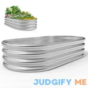 Galvanized Raised Garden Bed Outdoor Raised Beds Planter for Outdoor Plants Large Metal Raised Garden Bed Kit