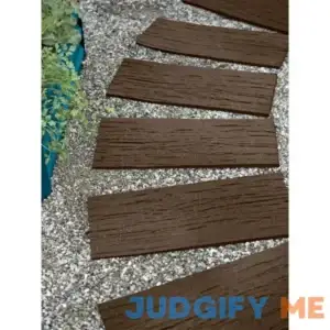Gardener's Supply Company Recycled Rubber Railroad Tie Stepping Stone