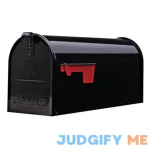 Gibraltar Mailboxes Classic Medium Steel Post Mount Mailbox t1s00b00