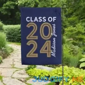 Graduating Class Of Personalized Graduation Garden Flag
