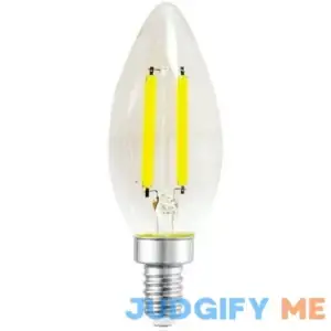 Great Value LED Light Bulb 5.5 Watts B10 Deco Lamp E12 Candelabra Base