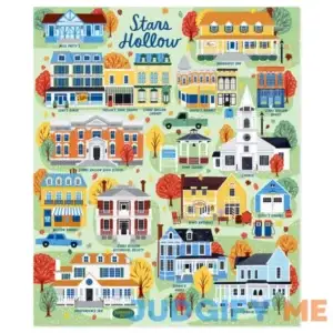 Hallmark Gilmore Girls Stars Hollow Map Blanket