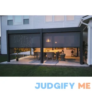 HansГё Pergola | 13' x 19' Louvered with Motorized Roof Patio Gazebo Pavilion Sturdy All-Weather