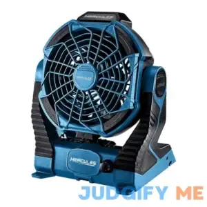 Hercules 20V/120V Cordless Dual Power Jobsite Fan