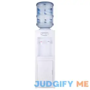 Huhelm Water Cooler Dispenser Hot&Cool Top Loading Water Dispenser 5 Gallons Water Coolers with Child Safety Lock Removable Drip Tray & Storage