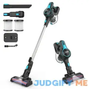 INSE Cordless Vacuum Cleaner 6-in-1 Rechargeable Stick Vacuum with 2200 mAh Battery