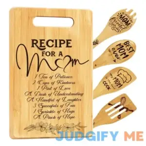 KOLWOVEN Cutting Board Gifts for Mom from Daughter Mothers Day Gifts from Daughter