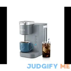 Keurig K-Iced Essentials Gray Iced and Hot Single-Serve K-Cup Pod Coffee Maker