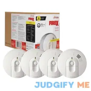 Kidde FIREX Hardwire Smoke Detector with 9V Battery Backup and Front Load Battery Door 21027521
