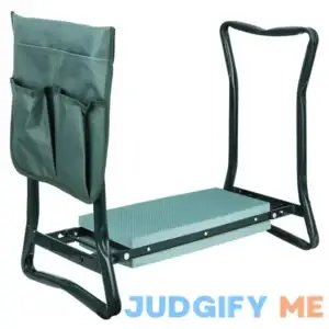 LEMY Garden Kneeler Seat Multiuse Portable Garden Bench Garden Stools Foldable Stool with Tool Bag Pouch EVA Foam Pad
