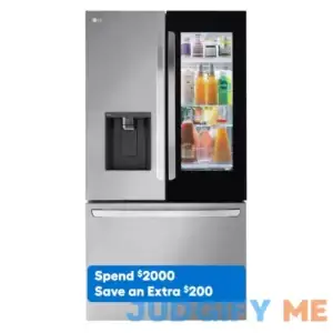 LG Counter-depth MAX InstaView 25.5-cu ft Smart French Door Refrigerator with Dual Ice Maker