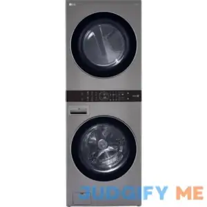 LG Single Unit Front Load WashTower with Center Control 4.5 Cu. Ft. Washer & 7.4 Cu. Ft. Electric Dryer