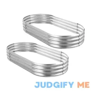 Land Guard Galvanized Raised Garden Bed Kit Galvanized Planter Raised Garden Boxes Outdoor