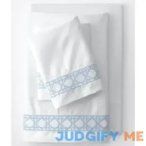 Lands' End 400 Thread Count Premium Supima Cotton No Iron Sateen Sheet Set