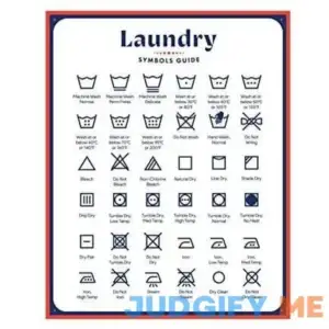 Laundry Symbols Magnet Guide