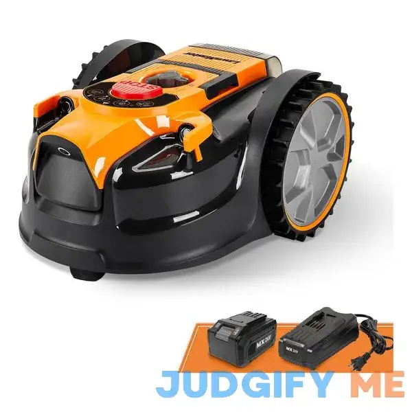 Lawnmaster OcuMow Robot Lawn Mower Perimeter Wire Free Robotic for Small Yards up to 1000 Square feet Optical Navigation Automatic Obstacle Avoidance Lawnmaster OcuMow Robot Lawn Mower Perimeter Wire Free Robotic for Small Yards up to 1000 Square feet Optical Navigation Automatic Obstacle Avoidance