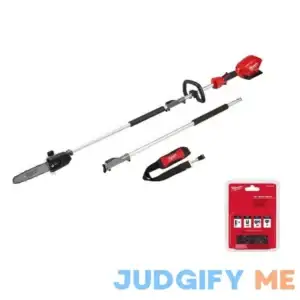 M18 FUEL 10 in. 18V Lithium-Ion Brushless Electric Cordless Pole Saw with Attachment Capability with 10 in. Saw Chain