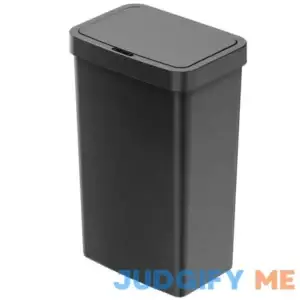 Mainstays 13.2 Gallon Trash Can Plastic Motion Sensor Kitchen Trash Can