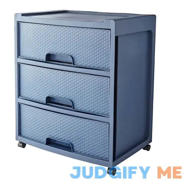 Mainstays 3 Drawer Wide Diamond Plastic Storage Cart Mainstays 3 Drawer Wide Diamond Plastic Storage Cart