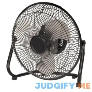 Mainstays 9 in High Velocity Floor Fan Wall Mount Black