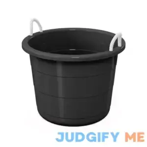 Mainstays Flexible 17 Gallon Plastic Tub with Rope Handles