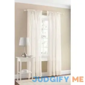 Mainstays Marjorie Sheer Voile Curtain Panel