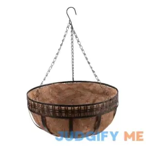 Mainstays Metal Hanging Plant Basket with Coco-Fiber Liner