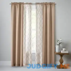 Mainstays Rod Pocket Curtain Panel