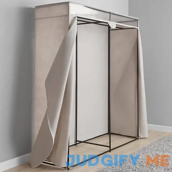 Mainstays Single Tier Zippered Clothes Closet Mainstays Single Tier Zippered Clothes Closet