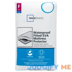 Mainstays Waterproof Eva Fitted Mattress Protector