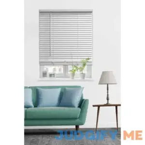 Mainstays White Cordless Room Darkening Vinyl Blinds