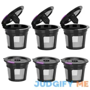 MaxRona Reusable K Cups For Keurig Reusable K CUP Coffee Filter Refillable Single K CUP For Keurig 2.0 1.0 BPA Free-6 Packs