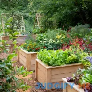 Natural Cedar Raised Garden Beds with Trim Pack