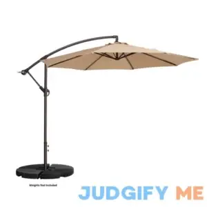 Nature Spring Offset Swivel Patio Umbrella 387134NFL